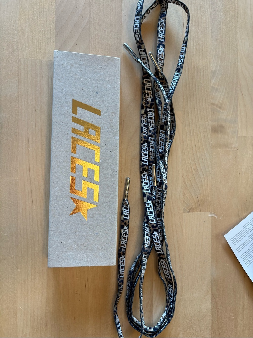 Golden Goose leopard laces